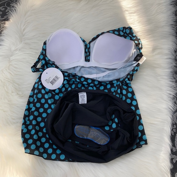 NWT Prego Maternity Polka Dot Tankini Swimsuit Set - Picture 13 of 13